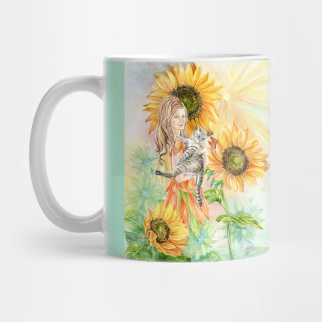 "Heliose", the Sunflower Fairy by cristinahansen